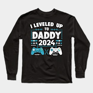 Funny Soon To Be Dad 2024 New Dad First Father's Day Long Sleeve T-Shirt